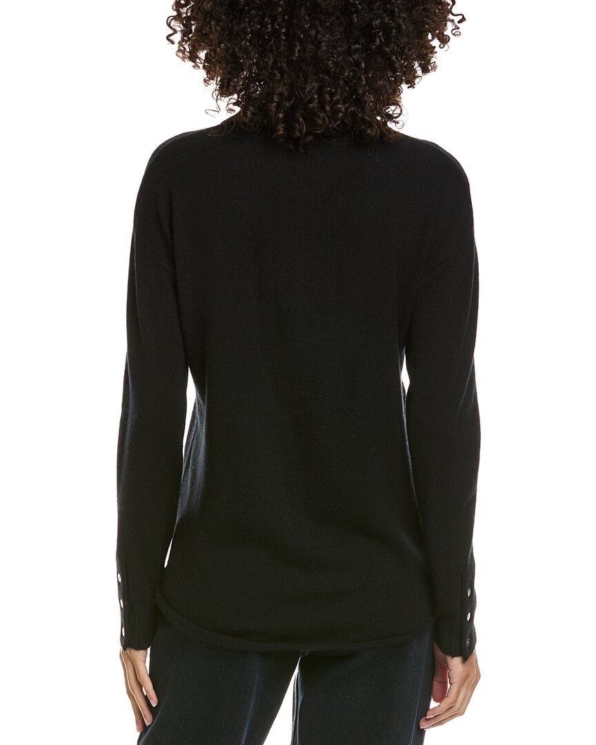 Incashmere Shirt Style Wool & Cashmere-Blend Sweater