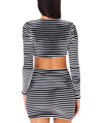 Gigi C Lincoln Wrap Top