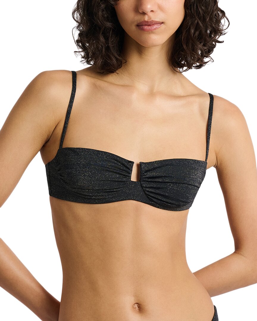 Onia Alessia Bikini Top Black