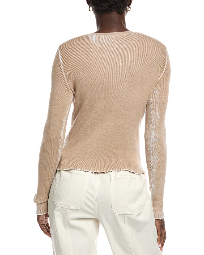 Cotton By Autumn Cashmere Inked V-Neck Sweater