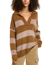 Allsaints Lou Polo Wool-Blend Sweater
