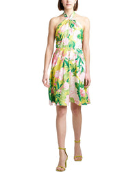 Natori Passion Peony Dress Green