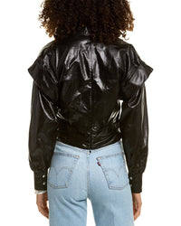 Iro Tilka Leather Top