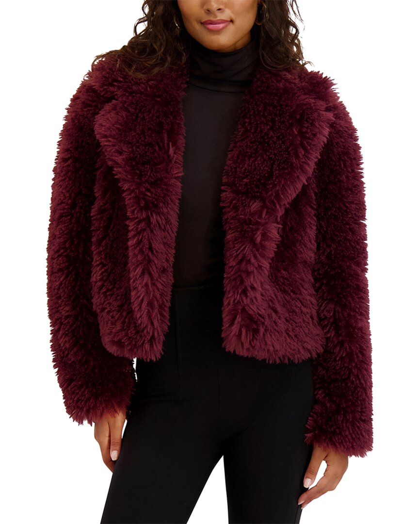 Kensie Kensie Mongolian Faux Fur Jacket