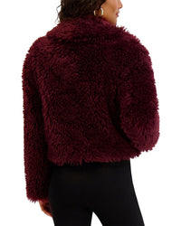 Kensie Kensie Mongolian Faux Fur Jacket