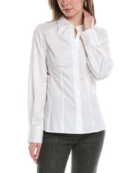 Helmut Lang Seamed Slash Shirt Regular 00 (XXS) White