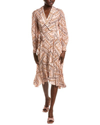 Elie Tahari The Linnea Faux Wrap Dress