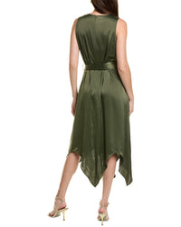 Anne Klein Montreal Satin Midi Dress