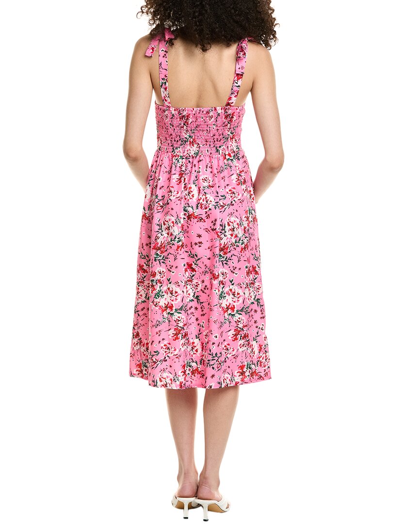 Colette Rose Tie Shoulder Midi Dress
