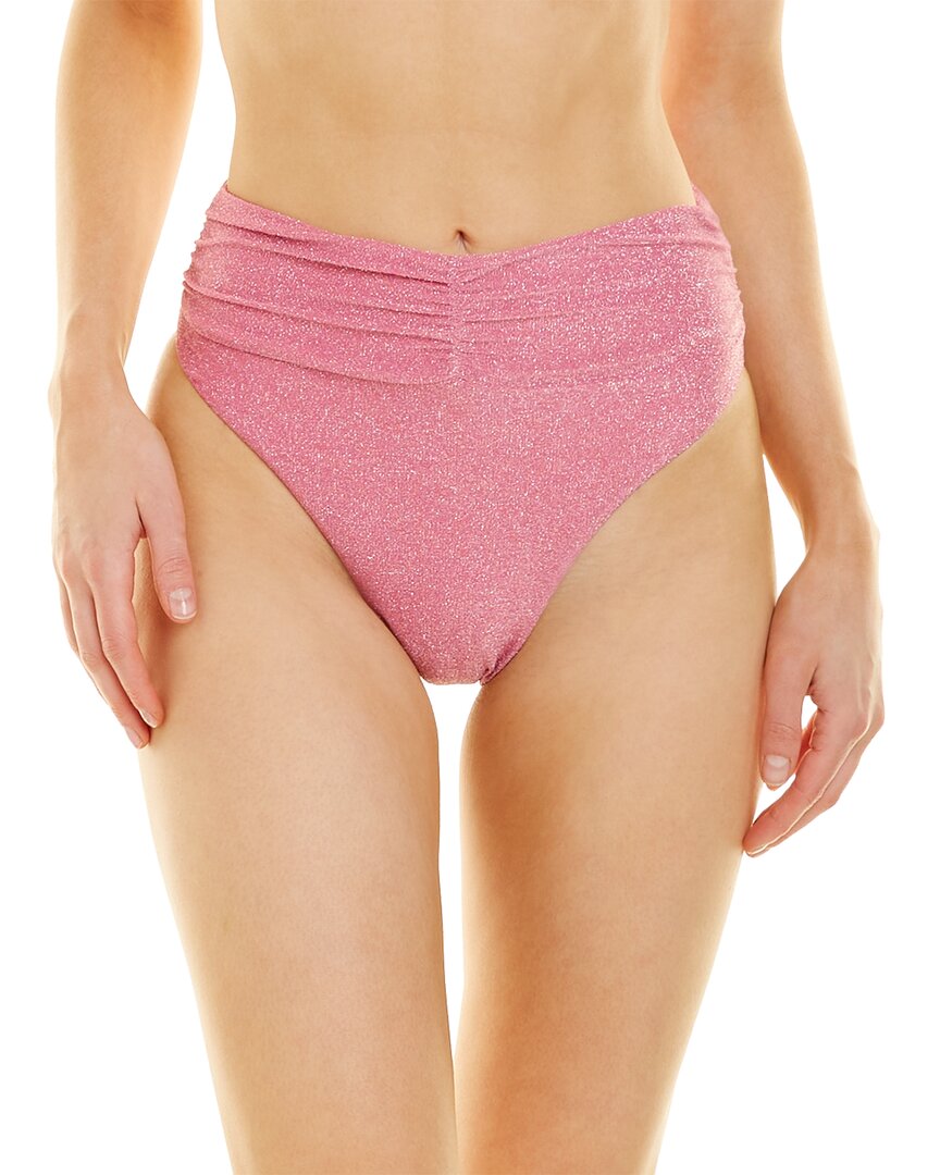 Sonya High Waist Ruched Brief Pink 14