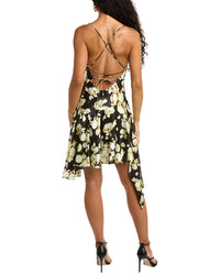 Nicholas Bitty Cowl Silk Mini Dress
