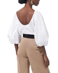 Carolina Herrera Bateau Neck Top