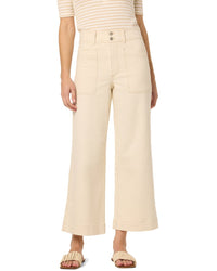 Joe's Jeans Ecru Wide Leg Cargo Ankle Jean Ecru