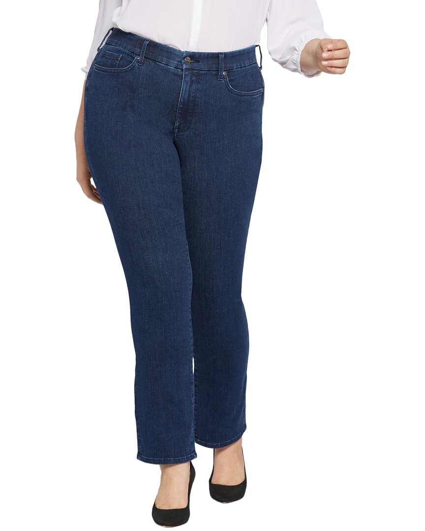 Nydj Plus Marilyn Inspire Straight Leg Jean Multi
