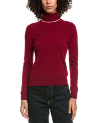 Incashmere Jersey Tipped Cashmere Sweater