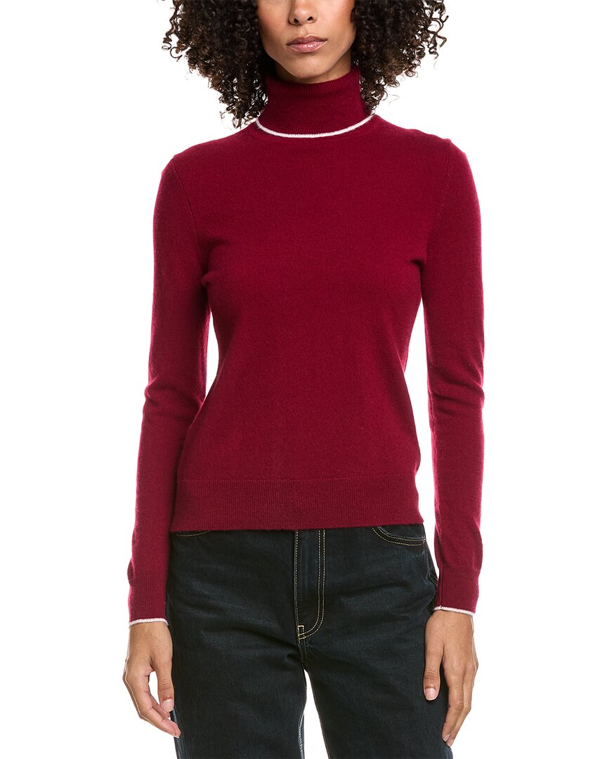 Incashmere Jersey Tipped Cashmere Sweater