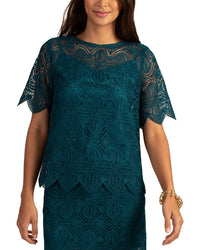 Trina Turk Khalida Top Blue