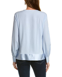 Brooks Brothers Silk-Blend Blouse