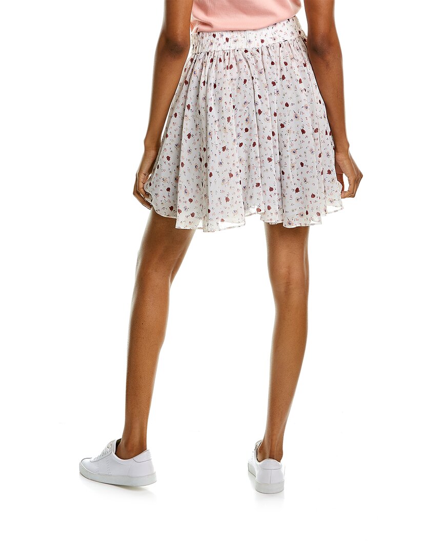 Tags Woven Print Skirt