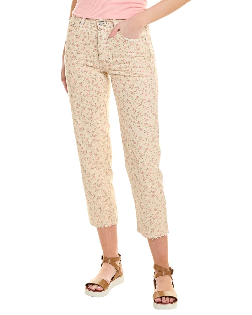 Boyish High-Rise Rigid Desert Rose Straight Jean Pink