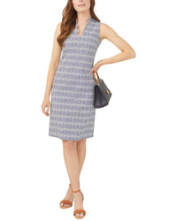 J.Mclaughlin Vilma Dress Navy White