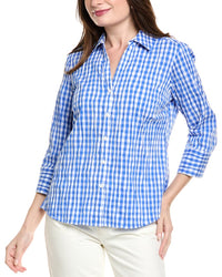 Foxcroft Mary Shirt Blue