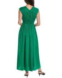 Diane Von Furstenberg Womens Gillian Maxi Dress, Xxs, Green
