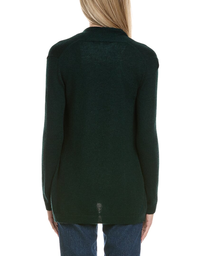 Sofiacashmere Drape Wool & Cashmere-Blend Cardigan