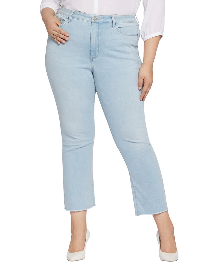 Nydj Plus Brightside High-Rise Ankle Bootcut Jean Blue