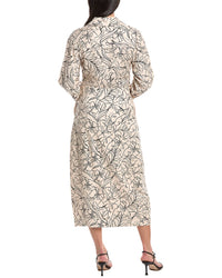 Simkhai Lee Linen-Blend Midi Dress