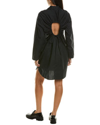Proenza Schouler White Label Soft Poplin Button-Down Shirtdress