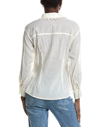 Gracia Pearl Fringe Shirt