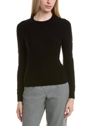 Bruno Magli Cable Crewneck Wool & Cashmere-Blend Sweater