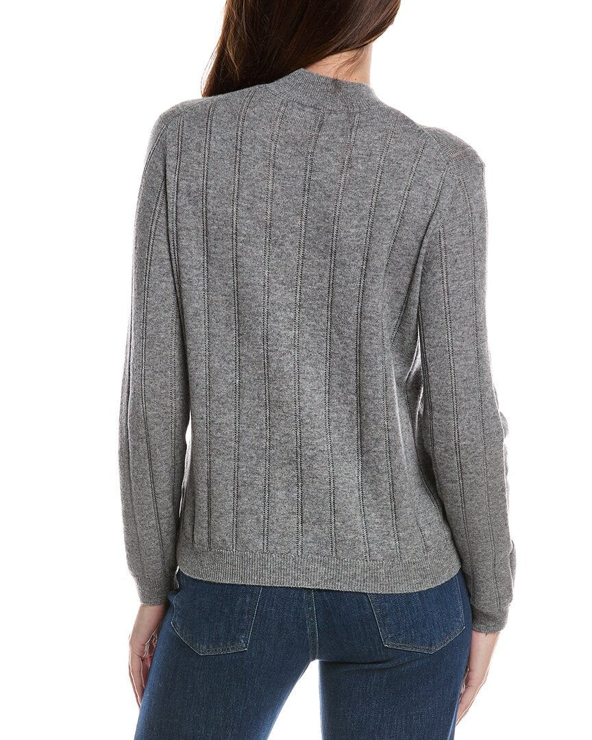 Bruno Magli Wide Rib Wool & Cashmere-Blend Sweater