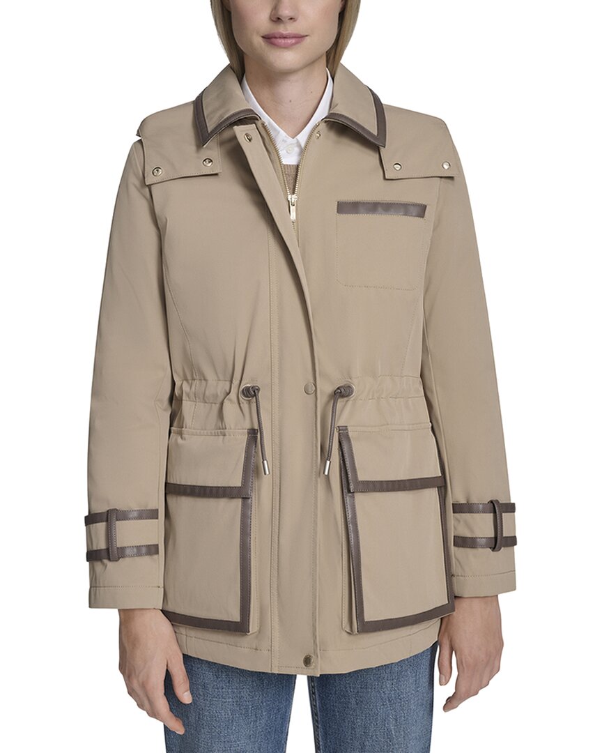 Cole Haan Cole Haan Zip Up Rain Jacket