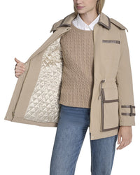 Cole Haan Cole Haan Zip Up Rain Jacket