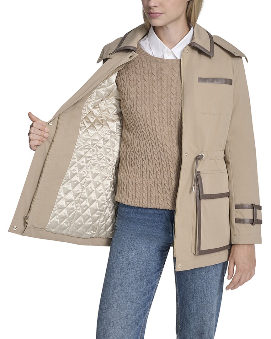 Cole Haan Cole Haan Zip Up Rain Jacket
