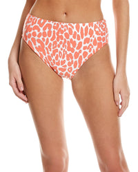 Carmen Marc Valvo Reversible Bikini Bottom Orange