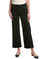 Proenza Schouler White Label Sadie Denim Wide Leg Pant Black