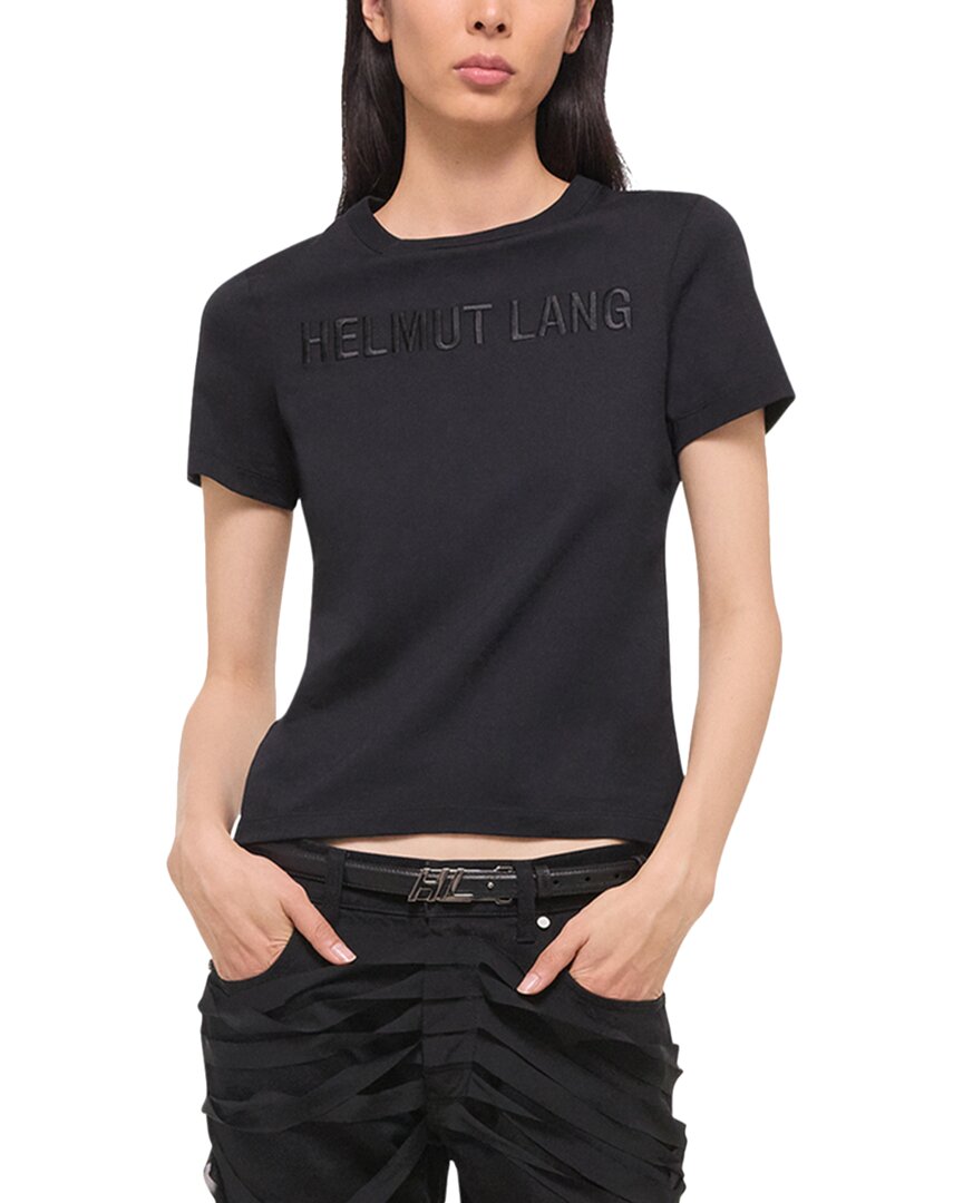 Helmut Lang Logo Slim Tee Black