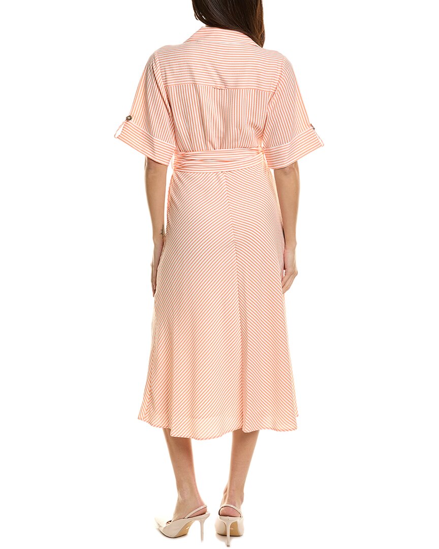 Elie Tahari The Eden Midi Dress, Orange / 2