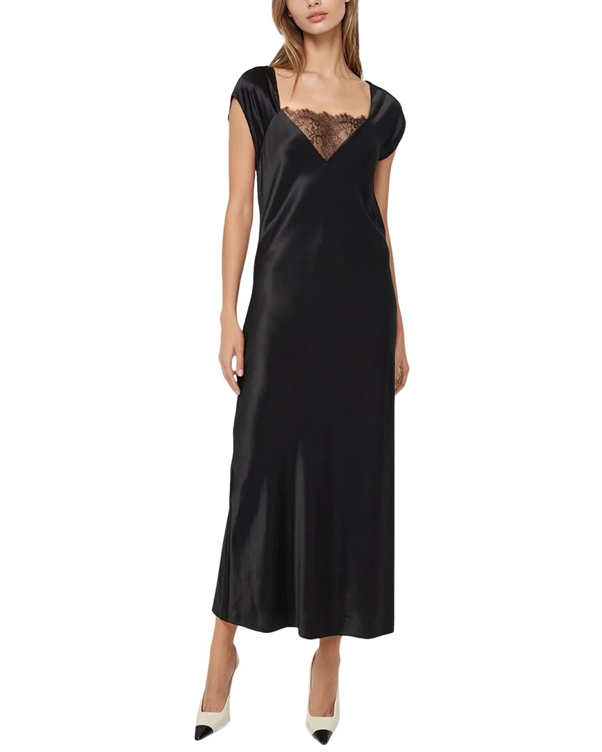 Cami Nyc Remy Silk Midi Dress Black