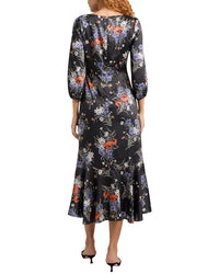 Cinq À Sept Three Quarter Sleeve Walker Dress