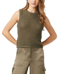 Toccin Estelle Crochet Racer Tank Top