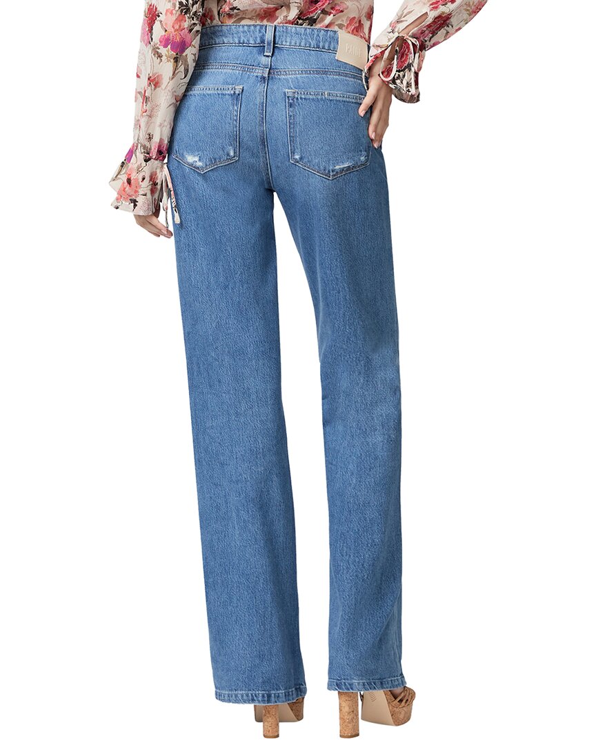 Paige Sonja Seville Distressed Trouser Leg Jean