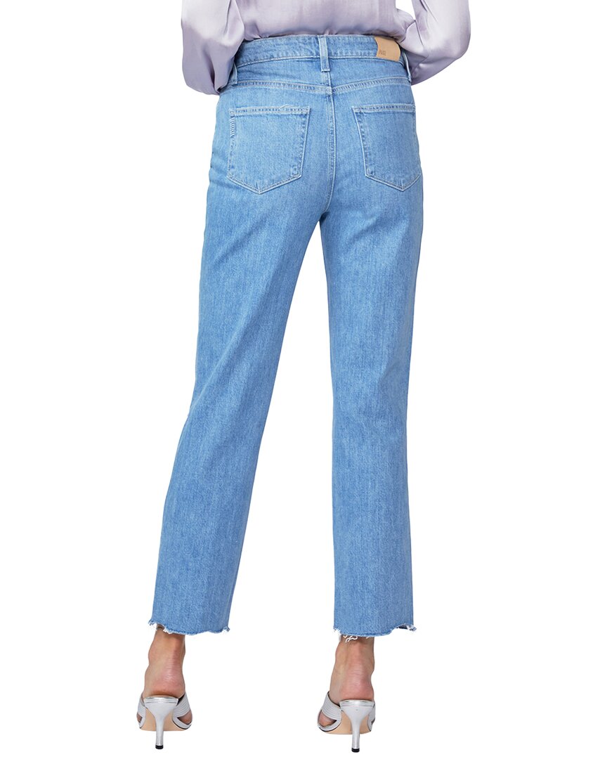 Paige High Rise Noella Straight Radical Destroyed Straight Leg Jean