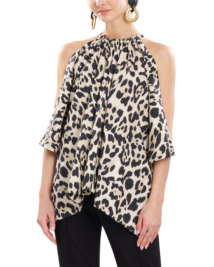 Natori Jaguar Handkerchief Top Brown