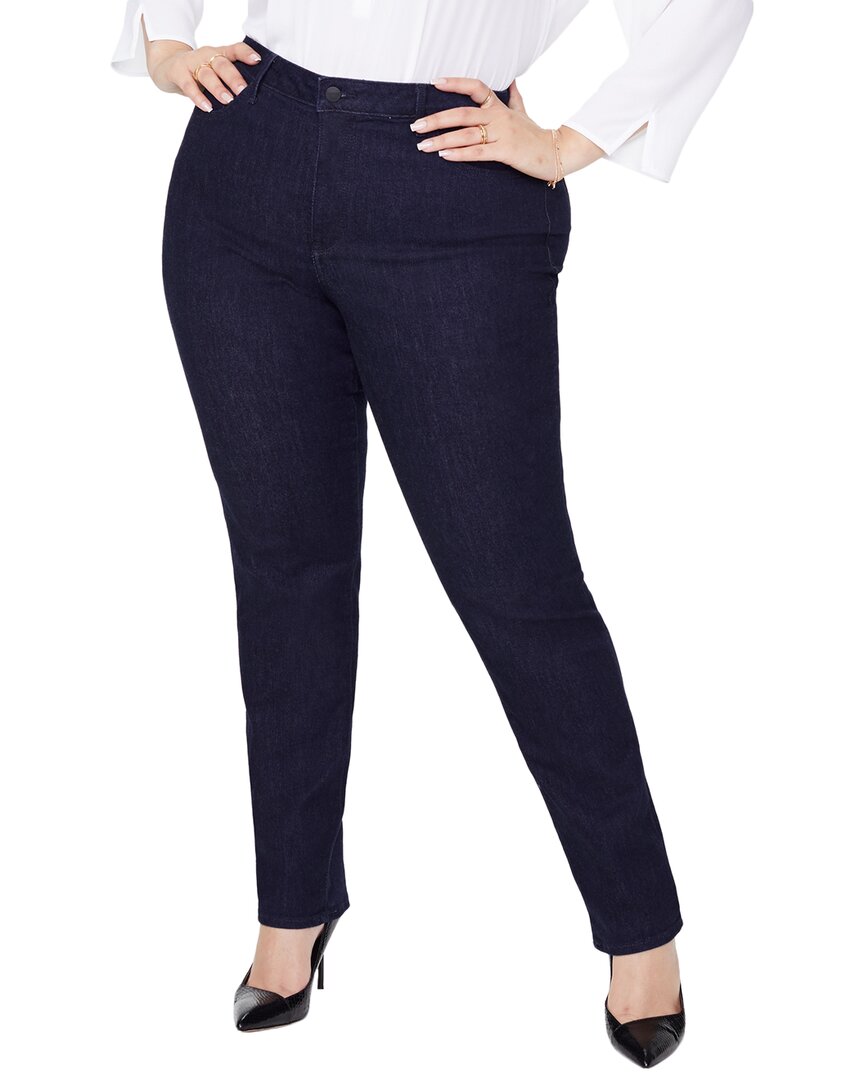 Nydj Plus Sheri Rinse Slim Jean Blue