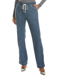 James Perse Wide Leg Denim Pant
