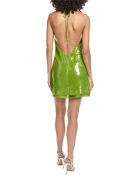 Toccin Micky Halter Tie Neck Shift Dress